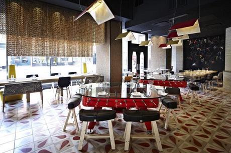 DESIGN: Jouer en mangeant Jaleo Tapas Bar by Jose Andres