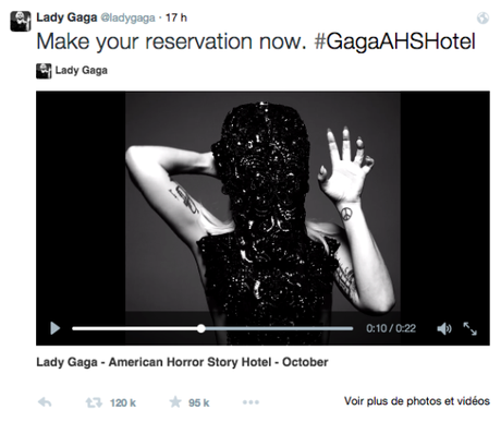 LADY GAGA x AMERICAN HORROR STORY HOTEL – Make your reservation now ! Lady Gaga x American Horror Story Saison 5 Hotel