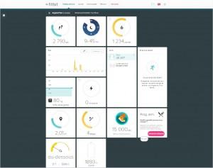 Fitbit prend votre activité en … charge Tableau de bord Fitbit - Google Chrome