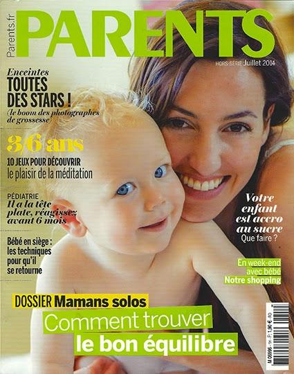 Parution dans le magazine Parents Parution dans le magazine Parents