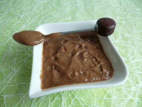 crème hyperprotéinée vanille amande chocolat (diététique, sans gluten, sans sucres ajoutés et riche en fibres) P1190852