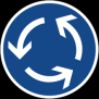Tag - Code de la route zeichen_215_-_kreisverkehr_stvo_2000-svg