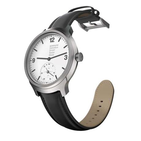 Smartwatches: Mondaine, Frederique Constant et Alpina dégainent simultanément Mondaine-Helvetica-No1-Horological-Smartwatch-MH1