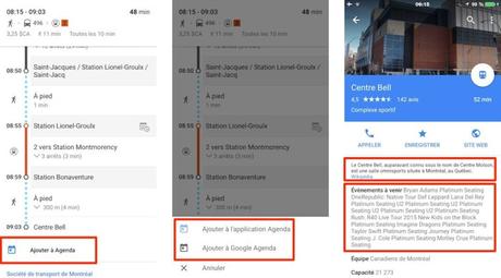 Google Maps pour iOS : ajoutez les itinéraires de transports en commun à votre agenda