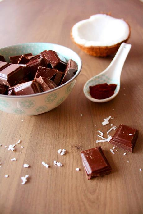 Le trèèès fondant au chocolat et Noix de coco ❀ (Lactose free)