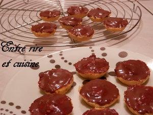 Mini cookies Chocolat-Noix de coco {au micro-ondes} Mini cookies Chocolat-Noix de coco {au micro-ondes}