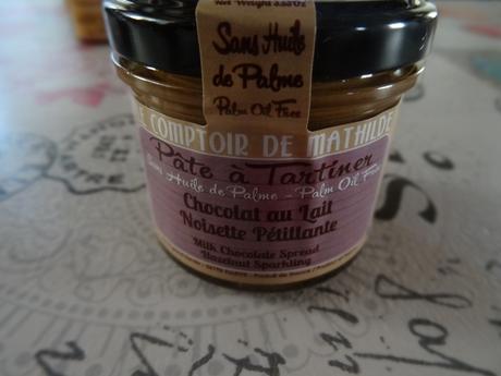 47 ÈME PARTENARIAT : LE COMPTOIR DE MATHILDE Pâte à tartiner lait sucre pétillant / sans huile de palme