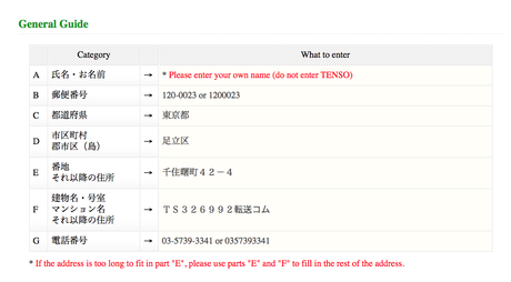 Avoir une adresse postale au Japon Avoir une adresse postale au Japon