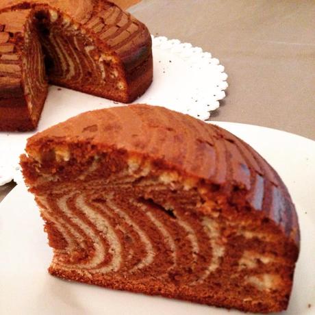 Zébra cake vanille chocolat Zébra cake vanille chocolat