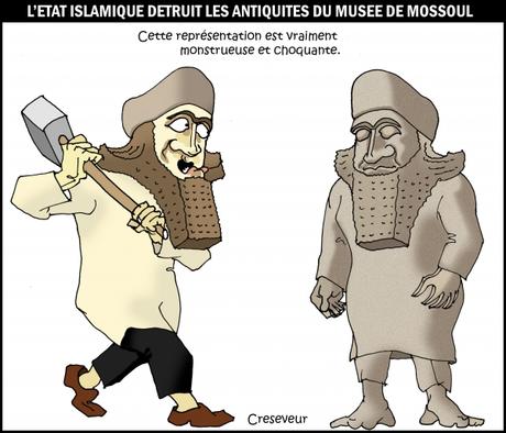L'Etat Islamique détruit les antiquités de Mossoul