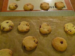 Cookies aux cranberries Cookies aux cranberries