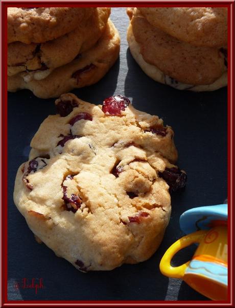 Cookies aux cranberries Cookies aux cranberries