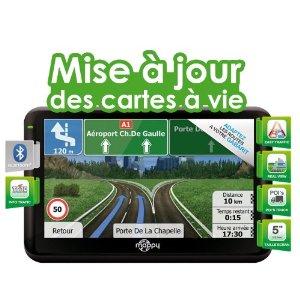 Quels sont les meilleurs GPS camping car en 2015 Doté d'un écran tactile de 5 pouces, le GPS ulti X555 TRUCK Europe de Mappy est un navigateur automobile qui propose une cartographie de 43 pays européens avec mise à jour gratuite et des milliers de points d'intérêts.Spécialement conçu pour les cami...
