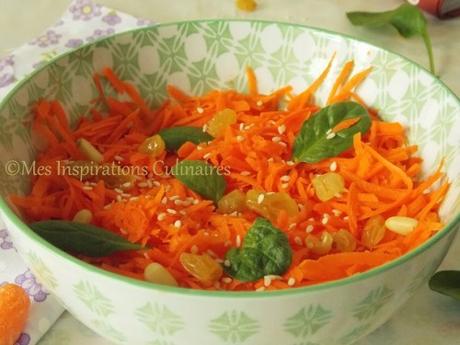Salade de carottes rapees a l'orange