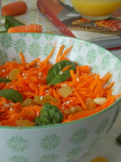 Salade de carottes rapees a l'orange