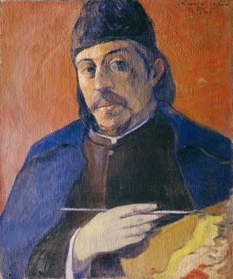 Paul Gauguin à la Fondation Beyeler Paul Gauguin Autoportrait à la palette, vers 1893/94 Huile sur toile, 92 x 73 cm Collection particulière