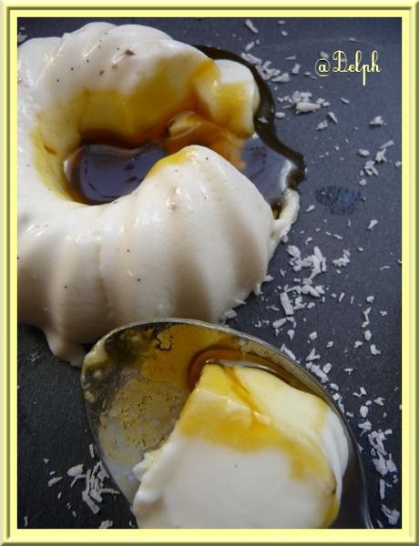 Panna cotta au lait de coco Panna cotta au lait de coco