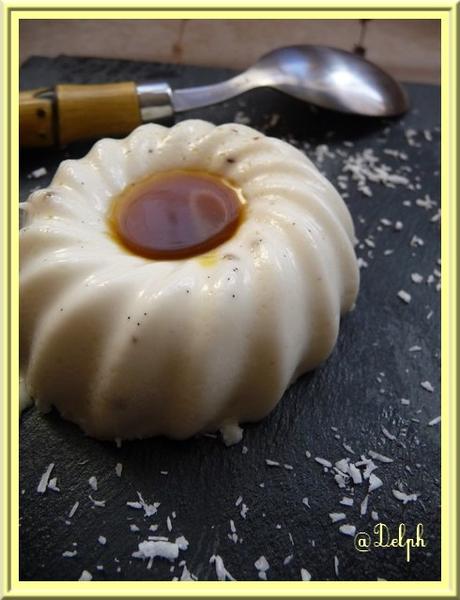 Panna cotta au lait de coco Panna cotta au lait de coco