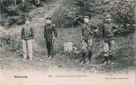 1905- 12 Les bons amis à la frontière Franco-Allemande (Cols des Vosges)