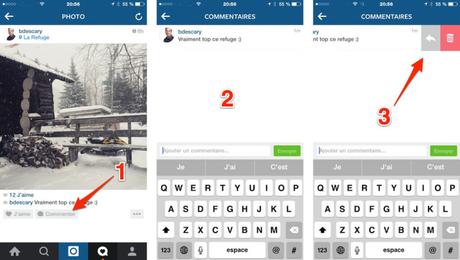 Instagram : comment supprimer l’un de vos commentaires