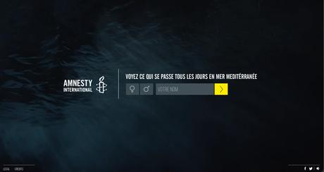Une expérience interactive choc sur la problématique des migrants en Méditerranée soseurope-amnesty2