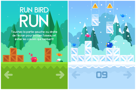 La Selec’ by LG : le top 10 des applications du mois de février Run Bird Run