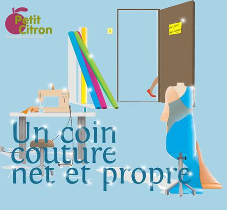 Un atelier de couture net et propre Un atelier de couture net et propre