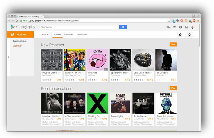 Google Play Music: 50.000 morceaux hébergés gratuitement Google Play Music: 50.000 morceaux hébergés gratuitement