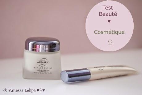 blog beauté : test cosmétique anti age perle et caviar institut arnaud