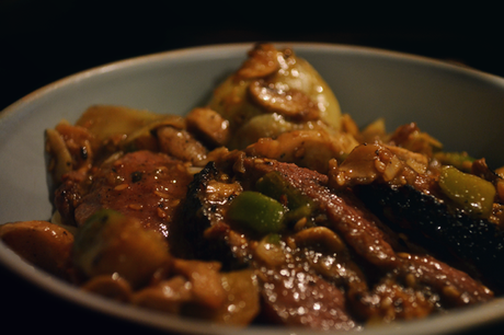 magret de canard sauce thai, cacahuète et sésame, sesame noodles, Marc Grossman