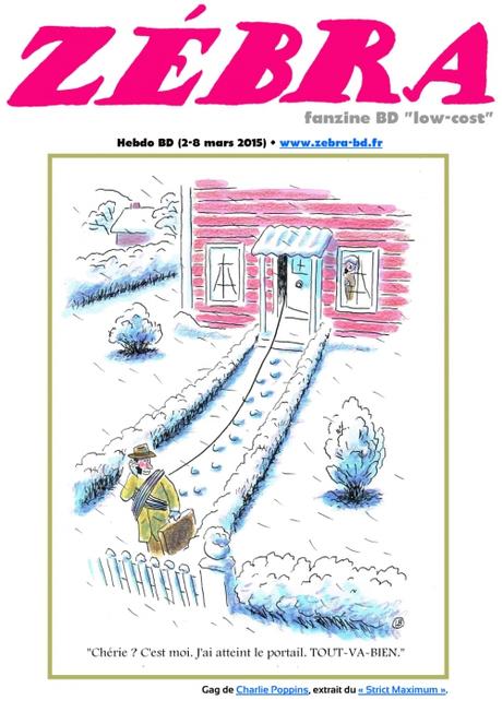 Hebdo BD Zébra #22 webzine,bd,gratuit,fanzine,zébra,bande-dessinée,revue de presse,actualité,hebdomadaire,couverture,burlingue,issuu.com,pdf,lb,lien hypertexte