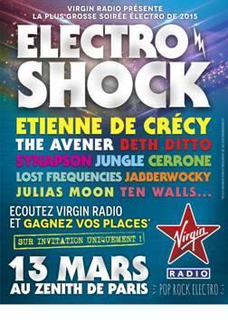 Gagne tes places pour la soirée Electroshock le 13 mars prochain