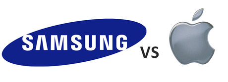 Samsung-vs-Apple-logo