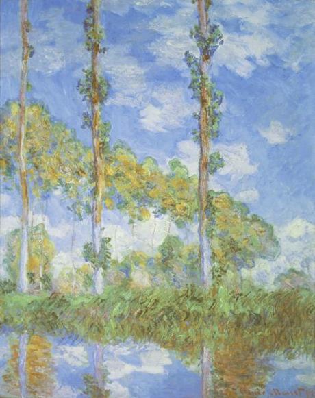 CLAUDE MONET - QUELQUES OEUVRES 1891 les peupliers, sous le soleil