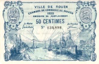 Billet Rouen 1920