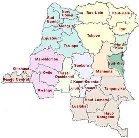 les 26 provinces de la R.D.Congo digitalcongo.net