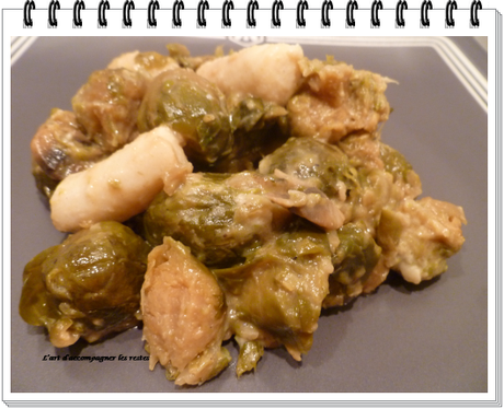 Poêlée choux de Bruxelles/quenelle de volaille ww poêllée choux bruxelles - quenelles de volaille2