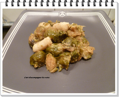 Poêlée choux de Bruxelles/quenelle de volaille ww poêllée choux bruxelles - quenelles de volaille1