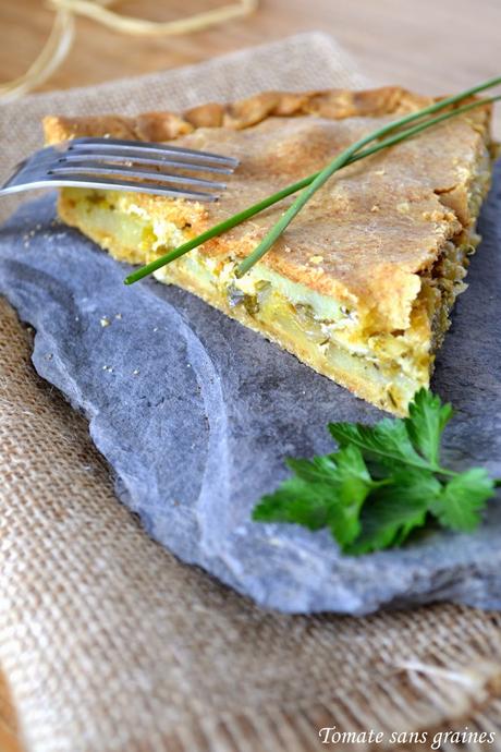 Tourte poireaux-pommes de terre Tourte poireaux-pommes de terre