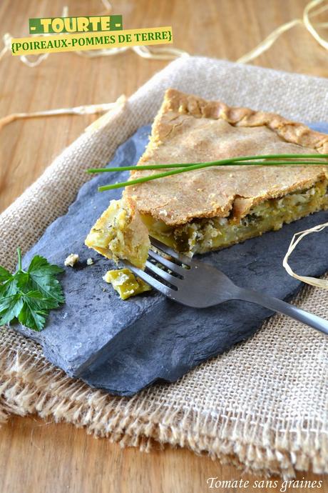 Tourte poireaux-pommes de terre Tourte poireaux-pommes de terre