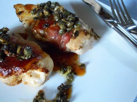 Poulet au jambon et aux câpres filets de poulet aux câpres 2