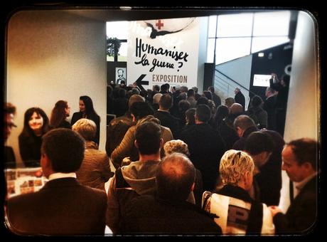 9 mars 2015 : affluence pour l'inauguration de l'exposition du CICR 