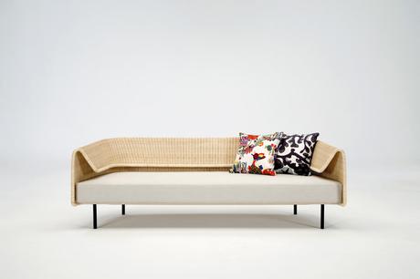 Wrap le sofa en rotin par Hiroomi Tahara Wrap le sofa en rotin par Hiroomi Tahara