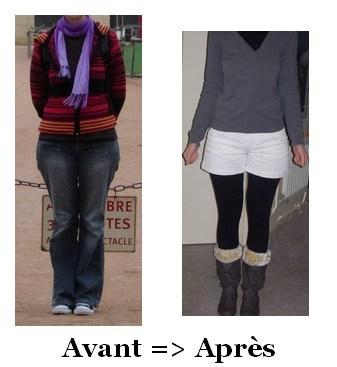 Ces petites choses que je me surprend à faire. avant apres fesses