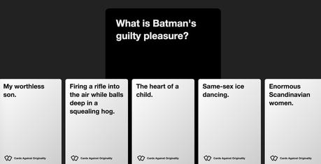 Jouez à Cards Against Humanity en ligne, gratuitement Jouez à Cards Against Humanity en ligne, gratuitement