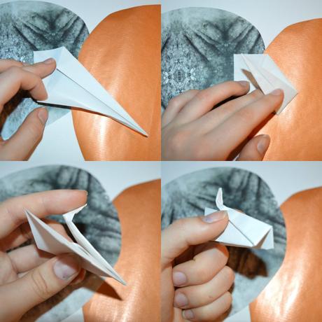 DIY cygne en papier collage DIY cygne 2
