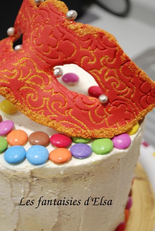 Tutoriel: masque de carnaval en pâte à sucre