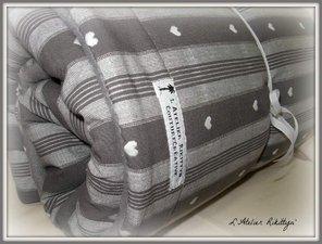 Plaids et Couvertures 2015.01.25 - Plaid coton, molleton, polaire - Plaids doucette imprimée et biaisée