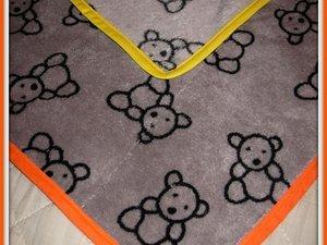 Plaids et Couvertures 2015.01.25 - Plaid coton, molleton, polaire - Plaids doucette imprimée et biaisée