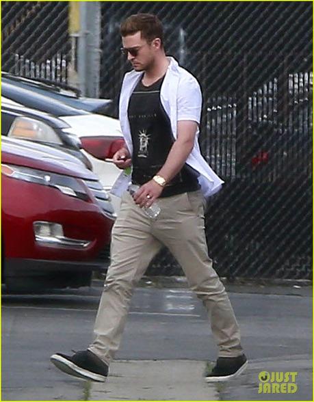Photos: Justin Timberlake à l'entrée d'un studio (16/03/15)
